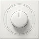 Aling Conel Eon Recessed Dimmer Switch with LED Frame Rotary 100W in White Colour