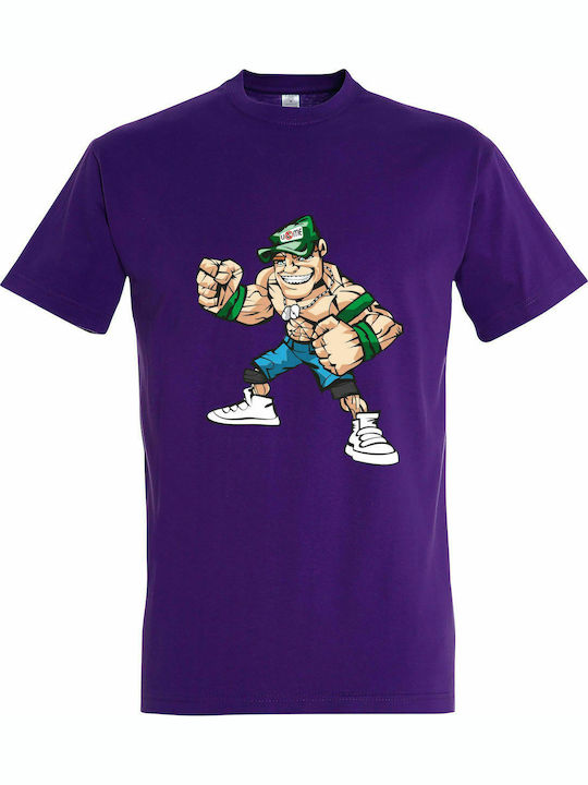 T-shirt Unisex " John Cena ", Dark purple