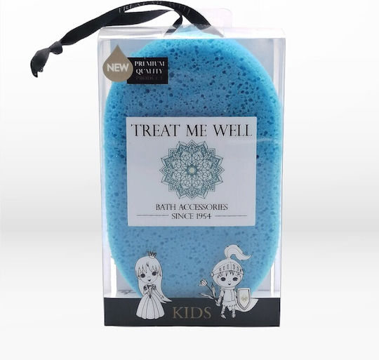 Treat Me Well Βρεφικό Σφουγγάρι Μπάνιου Blue