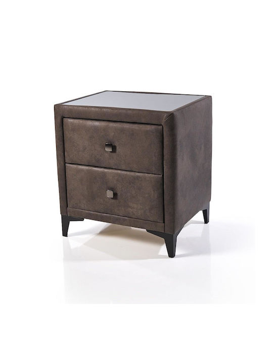 Nightstand Nero 58x50x43 cm