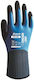 Wonder Grip Αδιάβροχα Γάντια Εργασίας Κήπου Τιρκουάζ Latex Αντιολισθητικά & Αδιάβροχα