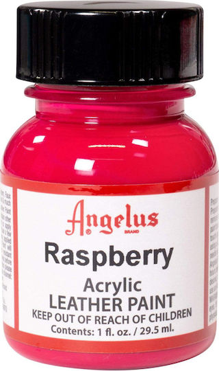 Angelus Acrylic Paint Υγρό Χρώμα Χειροτεχνίας Φούξια για Δέρμα Raspberry 29.5ml