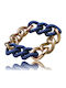 Time Force Vergoldetes Kettenarmband 6cm