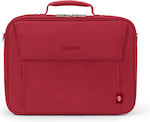 Dicota Eco Multi BASE Τσάντα Ώμου / Χειρός για Laptop 15.6" σε Κόκκινο χρώμα