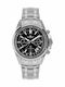 Jacques Lemans Liverpool Ανδρικό Ρολόι 44mm Χρονογράφος Μπαταρίας με Ασημί Μεταλλικό Μπρασελέ