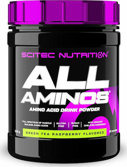 Scitec Nutrition All Aminos 340gr Green Tea Raspberry