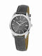 Jacques Lemans La Passion Γυναικείο Ρολόι 30mm Μπαταρίας με Γκρι Δερμάτινο Λουράκι