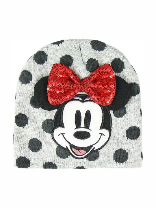 Minnie Mouse Kinder Mütze Gestrickt Gray