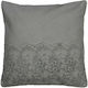 Espiel Espiel Sofa Cushion 100% Cotton Gray 45x45cm