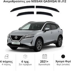 Heko Σετ Ανεμοθραύστες Μπροστινοί και Πίσω Σκούρο Φιμέ για Nissan Qashqai III J12 2021 4τμχ 24311 Heko Σετ Ανεμοθραύστες Μπροστινοί και Πίσω Σκούρο Φιμέ για Nissan Qashqai III J12 2021 4τμχ 24311