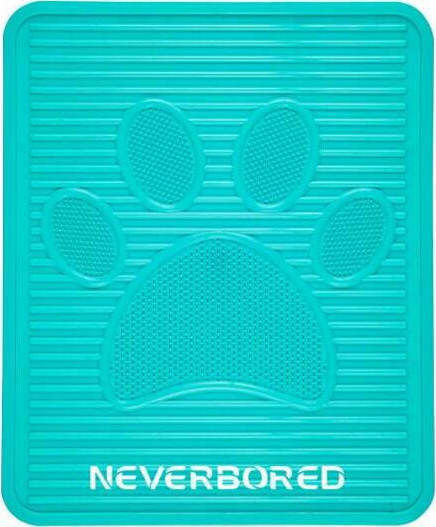 Neverbored Neverbored Πράσινο Χαλάκι Τουαλέτας Γάτας 1τμχ Πράσινο 51x42εκ.