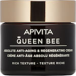Apivita Queen Bee Absolute Anti Aging & Regenerating Rich Ενυδατική & Αντιγηραντική Κρέμα Προσώπου Ημέρας 50ml