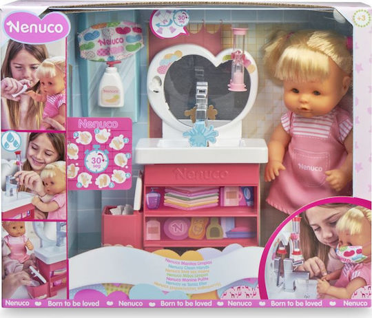 Giochi Preziosi Baby Doll Set Nenuco Clean Hands for 3+ Years