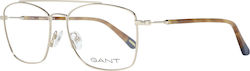 Gant Prescription Eyeglass Frames Gold GA3194 032