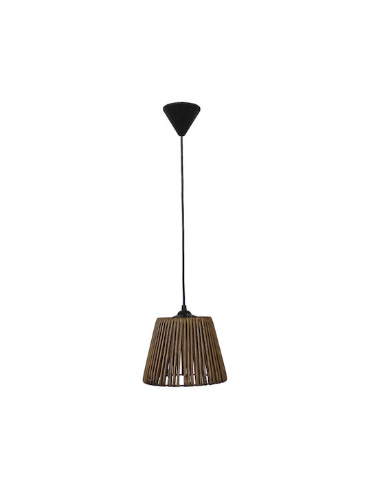 Heronia Pendant Light Suspension for Socket E27 Brown