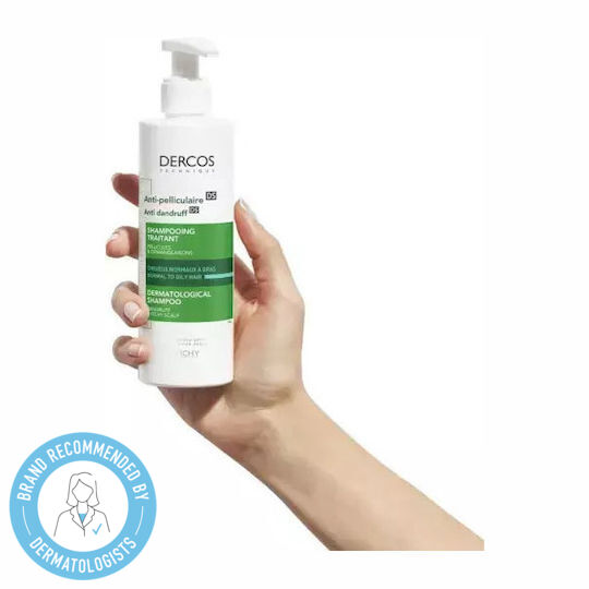 Vichy Dercos Anti Dandruff DS Șampon Împotriva Mătreții și Dermatitei Seboreice pentru Păr Gras 400ml
