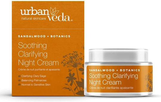 Urban Veda Soothing Clarifying Cream Face Night 50ml