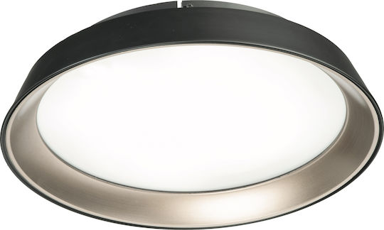 Ondaluce Idra Deckenleuchte 45cm Schwarz mit Integrierter LED