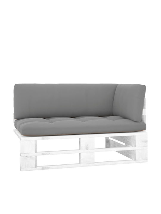 Ecksofa Außenbereich aus Paletten mit Kissen 11...