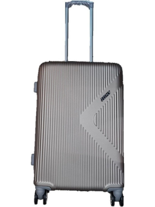 Ormi ESH312 Medium Travel Suitcase Hard Gold wi...