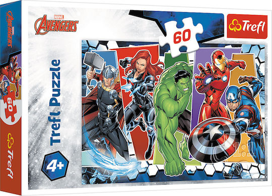 Kids Puzzle Avengers for 4++ Years 60pcs Trefl