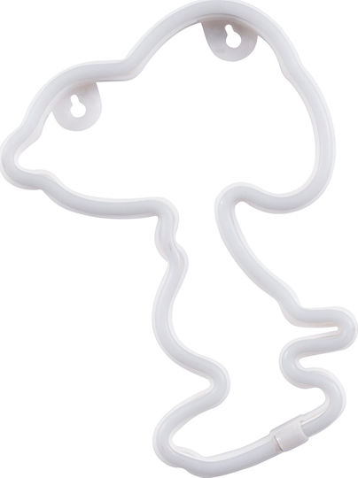 GloboStar Snoopy Decorative Lamp Figure White