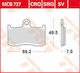 TRW Motorcycle Brake Pads F347 Motorcycle Brake Pads for Kawasaki ZX-9R Ninja Triumph Daytona / Speed Triple / Tiger