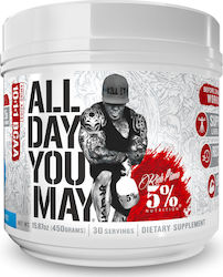 Rich Piana 5% Nutrition All Day You May 10:1:1 BCAA 450gr Blaue Himbeere