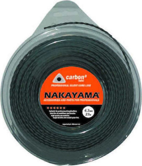 Nakayama 001570 Mähfaden Drehung Länge 23m und Dicke 4.3mm