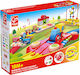 Hape Vehicul Rainbow Puzzle Train din Lemn cu muzică pentru 18++ Luni