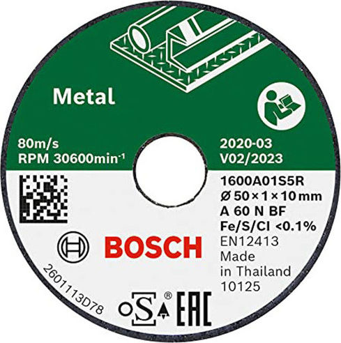 Bosch Metallschneidscheibe Schneidscheibe Metall 50mm 3Stück