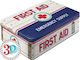 Nostalgic Art First Aid II Caseta Utilizare Generală Cu Capac Metalic