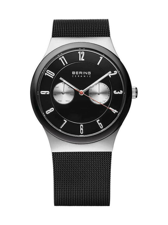 Bering Time Ανδρικό Ρολόι 39mm Χρονογράφος Μπατ...