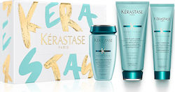 Kerastase Women's Hair Care Set Resistance Fondant Xmas Box with Conditioner / Heat Protection / Shampoo 3x700ml