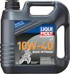 Liqui Moly Basic Offroad Synthetic Motorcycle Oil for Four-Stroke Engines 10W-40 4lt