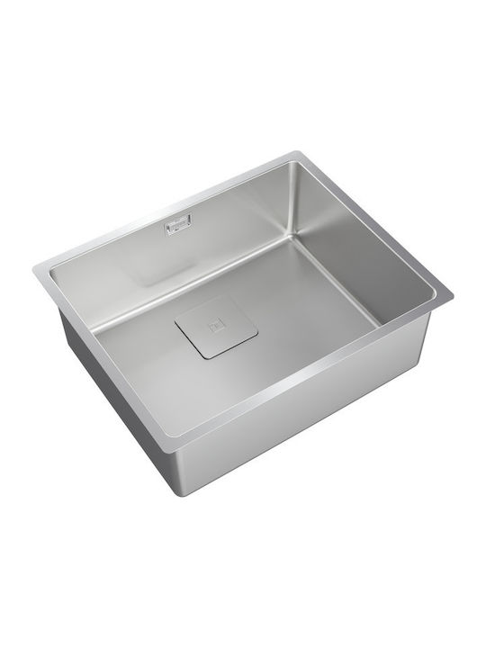 Teka Flexlinea RS15 50.40 Pureclean Υποκαθήμενος Νεροχύτης Inox Σατινέ Μ54xΠ44cm Ασημί