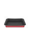 Pal Colors Aluminum Rectangular Baking Pan with Non-stick Coating Hibiscus 37x43cm