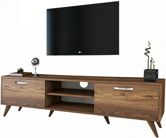 TV-Möbel Hölzernes Sabian Walnut L180xB35xH48.5cm