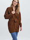 Vero Moda Long Women's Cardigan Brown