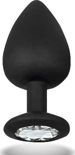 LateToBed Πρωκτική Σφήνα Large Large Black / Jewel 9.5cm