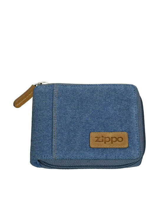 Leather Men's Wallet Classic Blue
