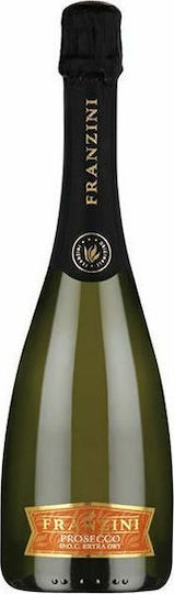 Franzini Κρασί Moscato Bianco Λευκό Ξηρό D' Asti Αφρώδες 750ml