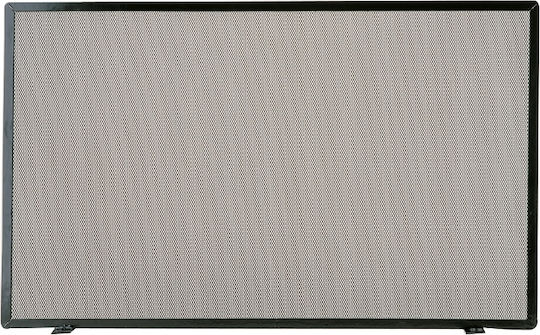 Zogometal Metallic Fireplace Screen 90x50cm Cream Patina Silver