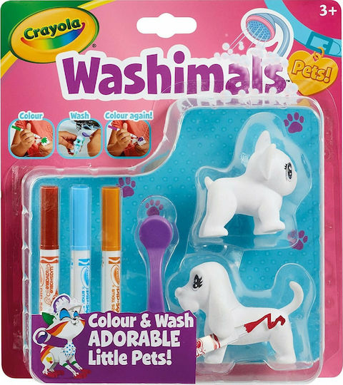 Crayola Painting Blister Pack Washimal Pets Dogs for Children 3+ years Years (Various Designs/Assortment of Designs) 1pc