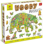 Wooden Kids Puzzle Ζώα του Δάσους for 4++ Years 48pcs Ludattica