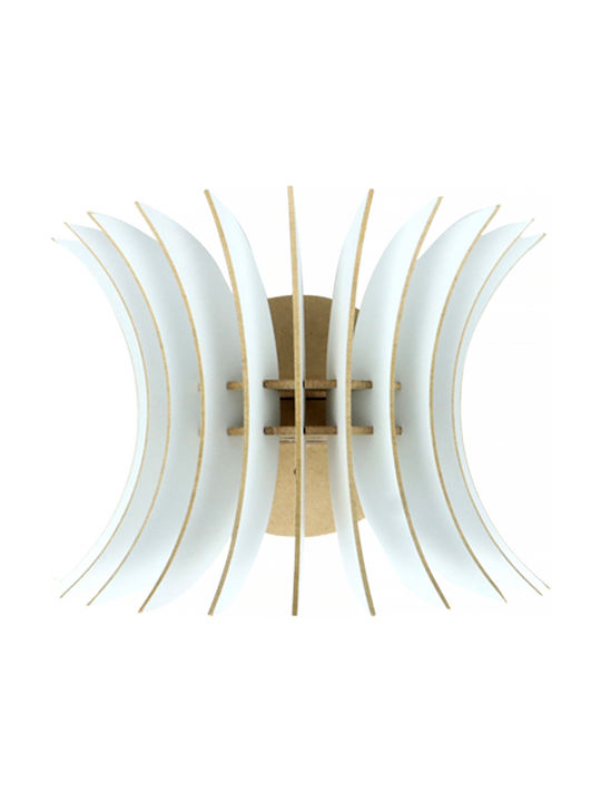 HomeMarkt Modern Lamp Wall with Socket E27 Whit...