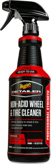 Meguiar's Non-Acid Wheel & Tire Cleaner Spray Reinigung / Polieren / Schutz für Felgen Auto 946ml