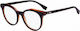 Fendi Women's Acetate Cat Eye Prescription Eyeglass Frame Black 0249 B3V