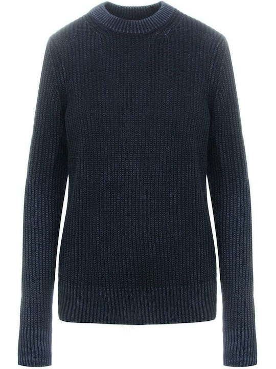 Langarm-Pullover Marineblau