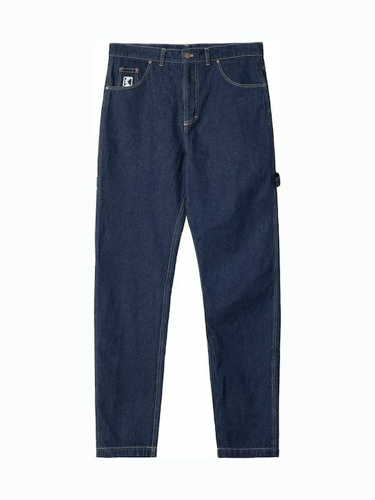 Pantalon De Blugi Pentru Bărbați Lejer Fit Albastru Marin